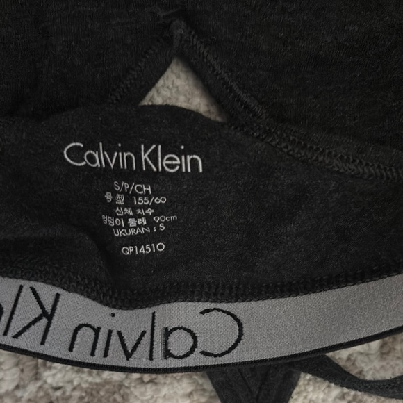 Calvin Klein DARK HEATHER GRAY Bralette - Picture 8 of 9